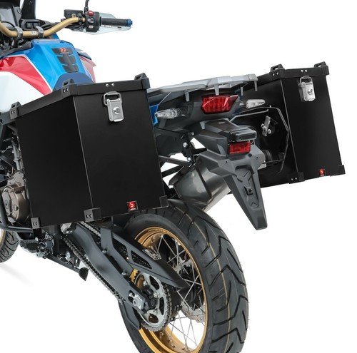 Motorcycle panniers aluminium