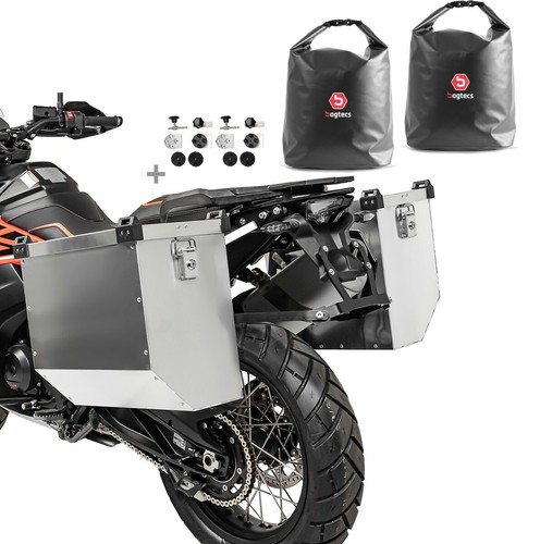 Motorcycle aluminium panniers