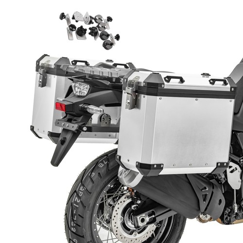 Motorcycle aluminium panniers - motorcycle,