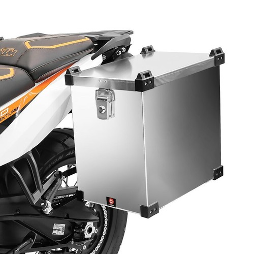 Motorcycle aluminium side case - side,