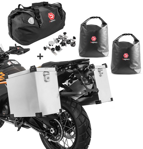 Set aluminium panniers bagtecs - panniers,
